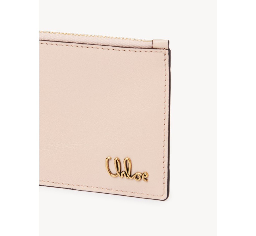 클로이 Chloe 아이코닉한 반짝이는 가죽 소재의 소형 카드 및 동전 홀더 CH25AP480O37084 - 이미지 5