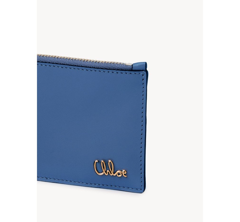 클로이 Chloe 아이코닉한 반짝이는 가죽 소재의 소형 카드 및 동전 홀더 CH25SP481O16001 - 이미지 5