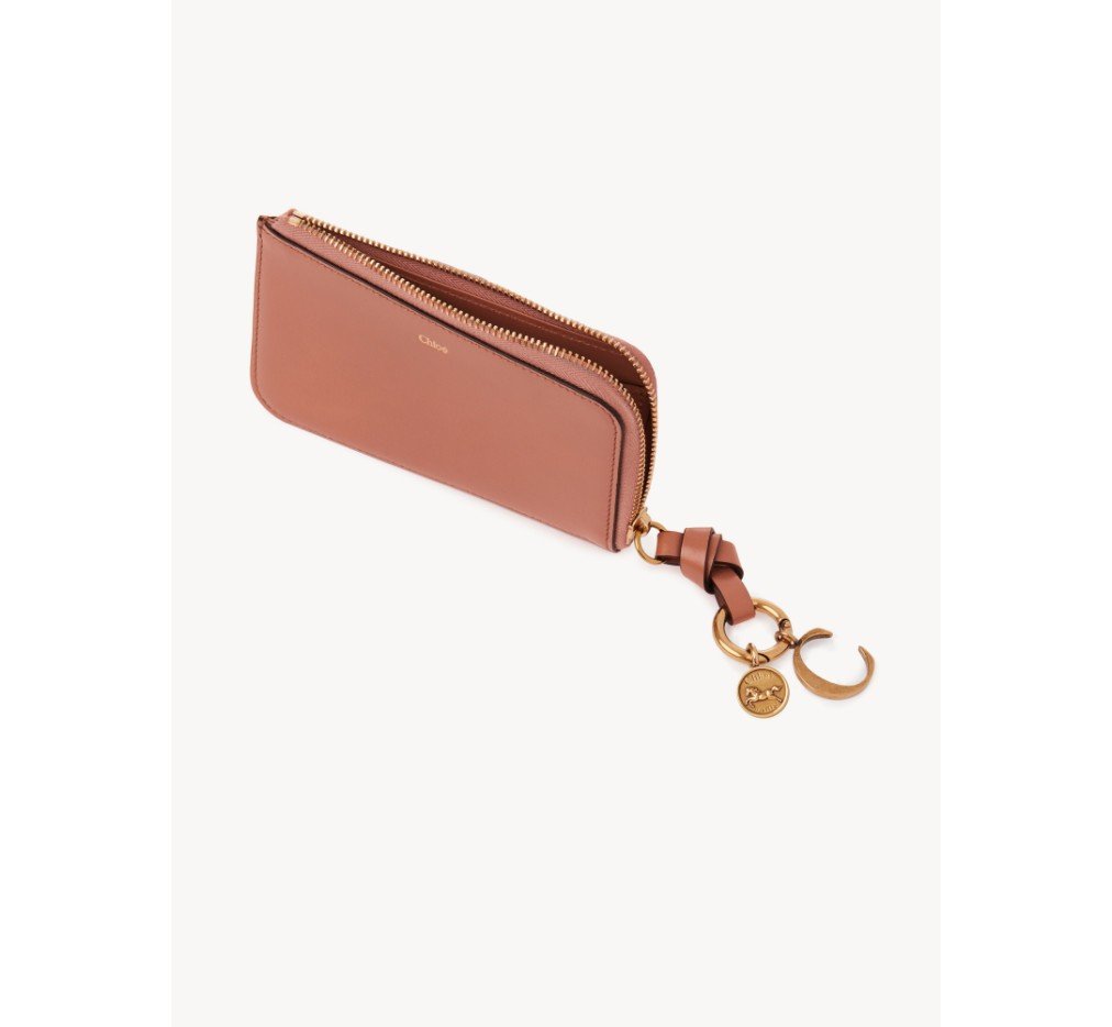 클로이 알파벳 샤이니 가죽 카드 및 동전 홀더 CHC25SP535O1627M - 이미지 4