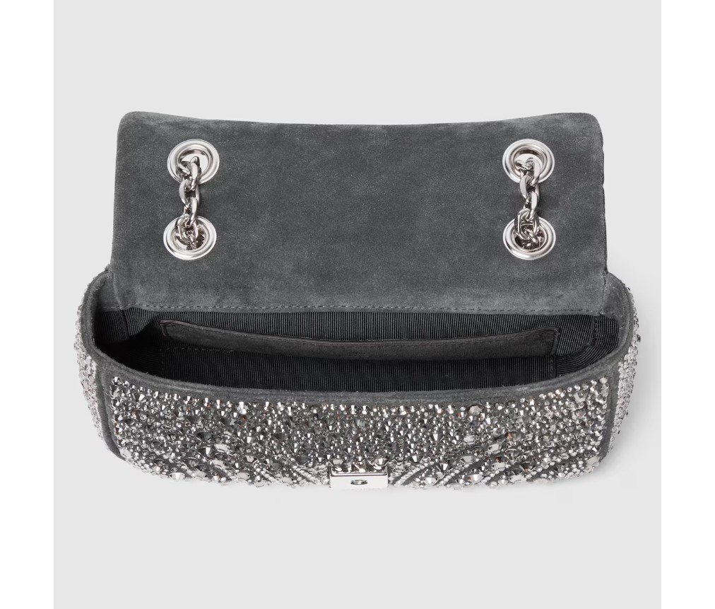 구찌 GG 마몬트 크리스탈 스몰 숄더백 837280AAFTQ1126 - 이미지 8