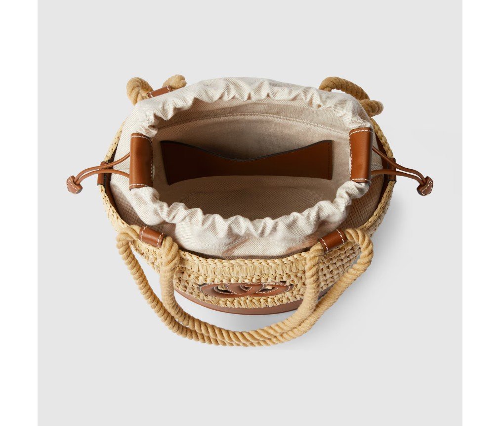 구찌 짠 미니 버킷백 834935FAEQB8447 - 이미지 8