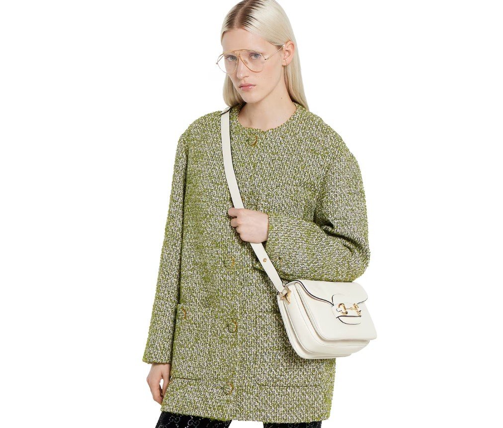 구찌 GUCCI HORSEBIT 1955 AURA 스몰 숄더백 847063AAEX69050 - 이미지 5