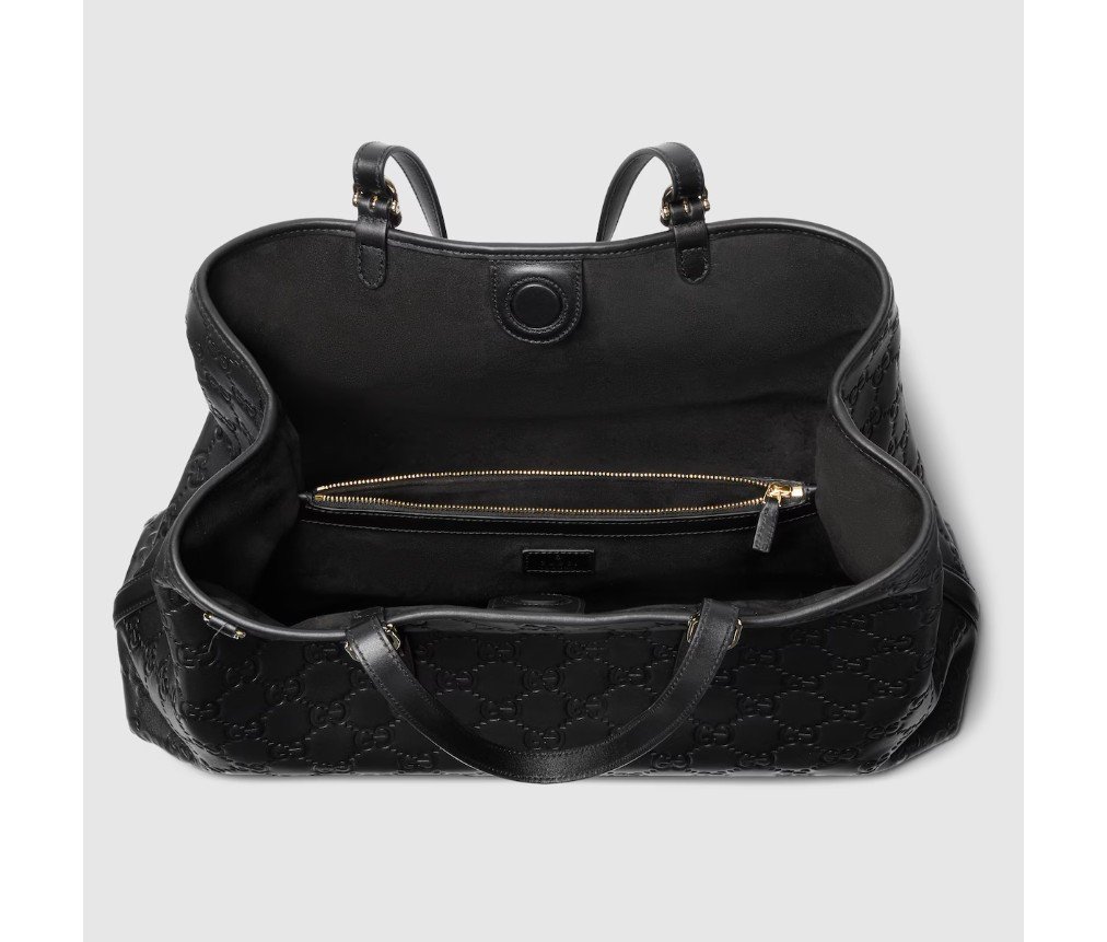 구찌 GG EMBLEM 라지 토트백 815213AAFDV1000 - 이미지 2