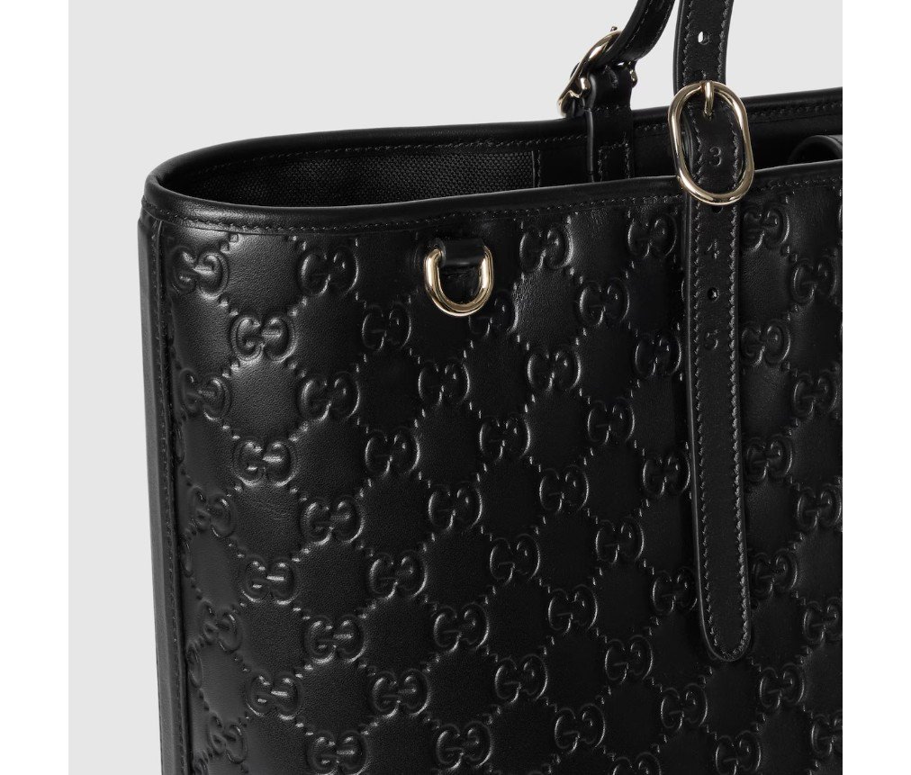 구찌 GG EMBLEM 라지 토트백 847455AAFDV1000 - 이미지 6