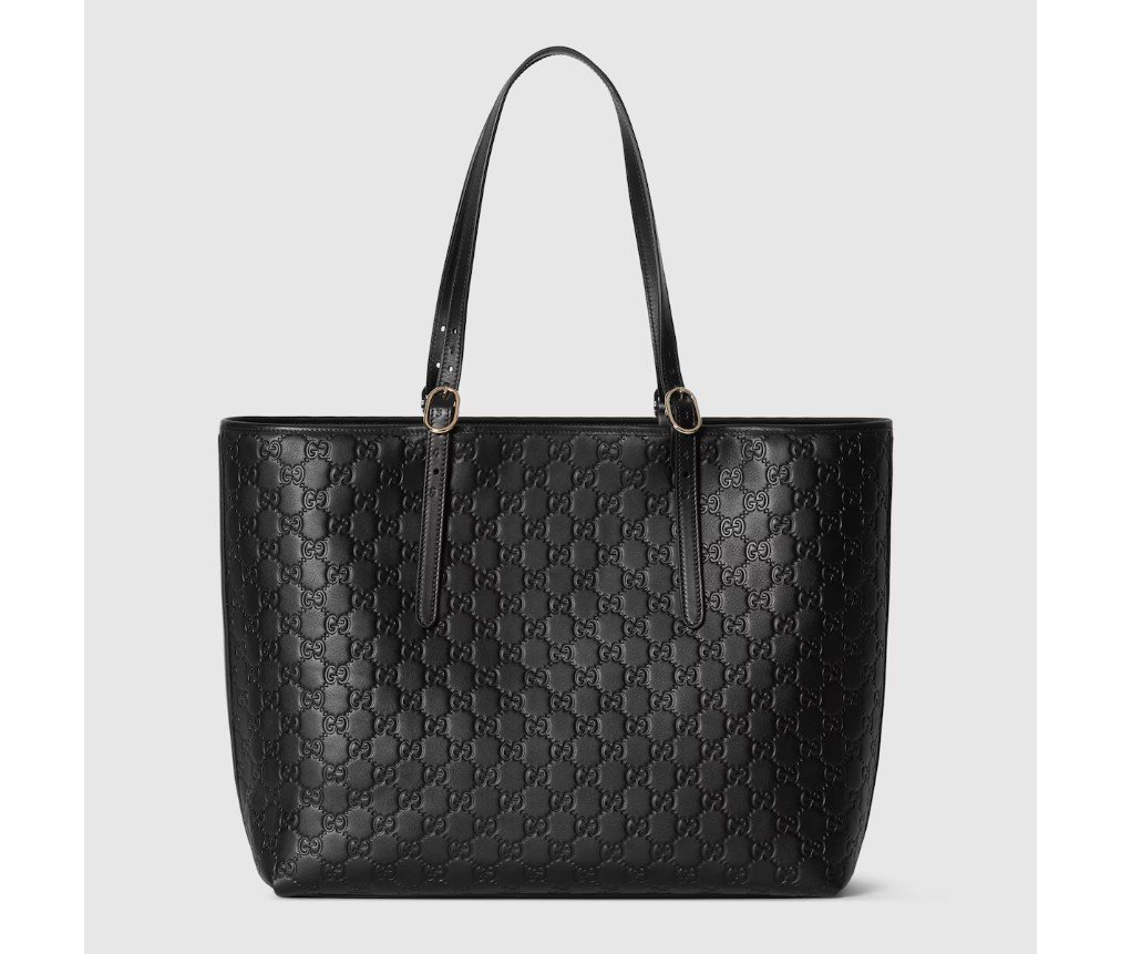 구찌 GG EMBLEM 라지 토트백 847455AAFDV1000 - 이미지 8