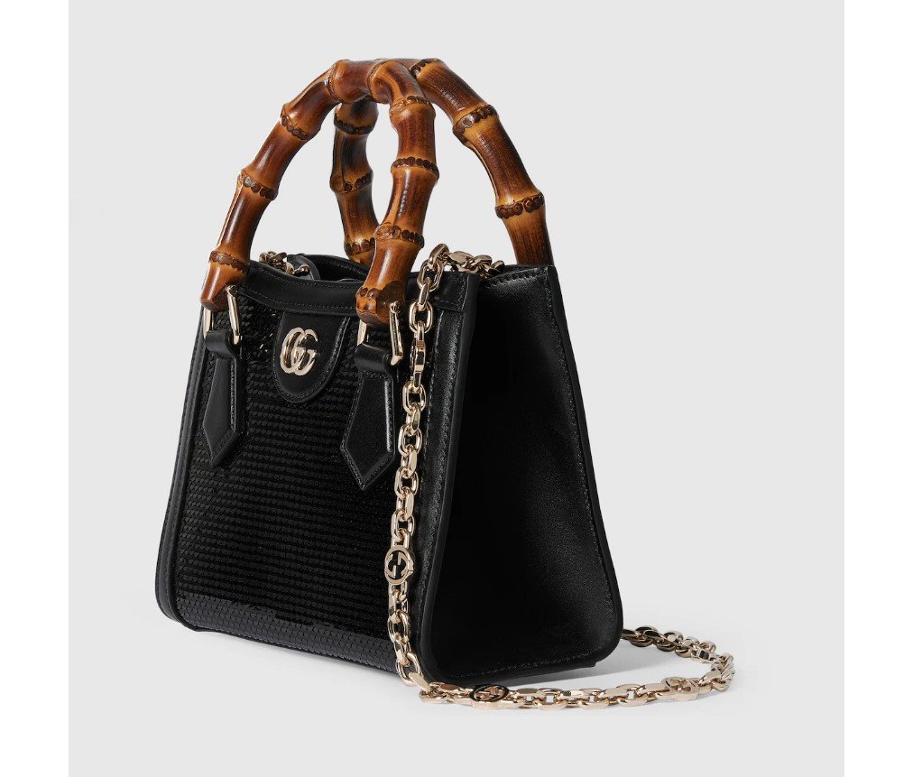 구찌 GUCCI DIANA 자수 스몰 토트백 675800FAFEP1000 - 이미지 2