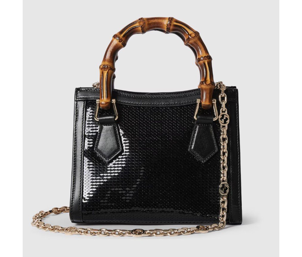 구찌 GUCCI DIANA 자수 스몰 토트백 675800FAFEP1000 - 이미지 6