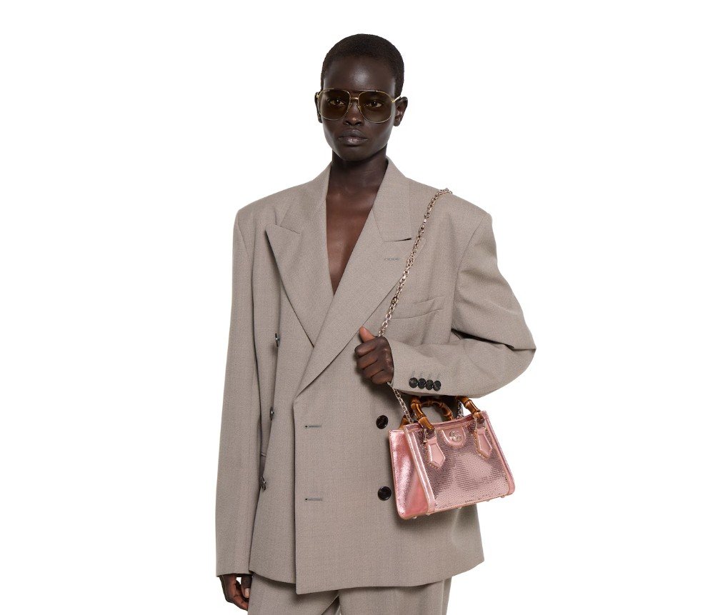 구찌 GUCCI DIANA 자수 스몰 토트백 675800FAFEO5752 - 이미지 3