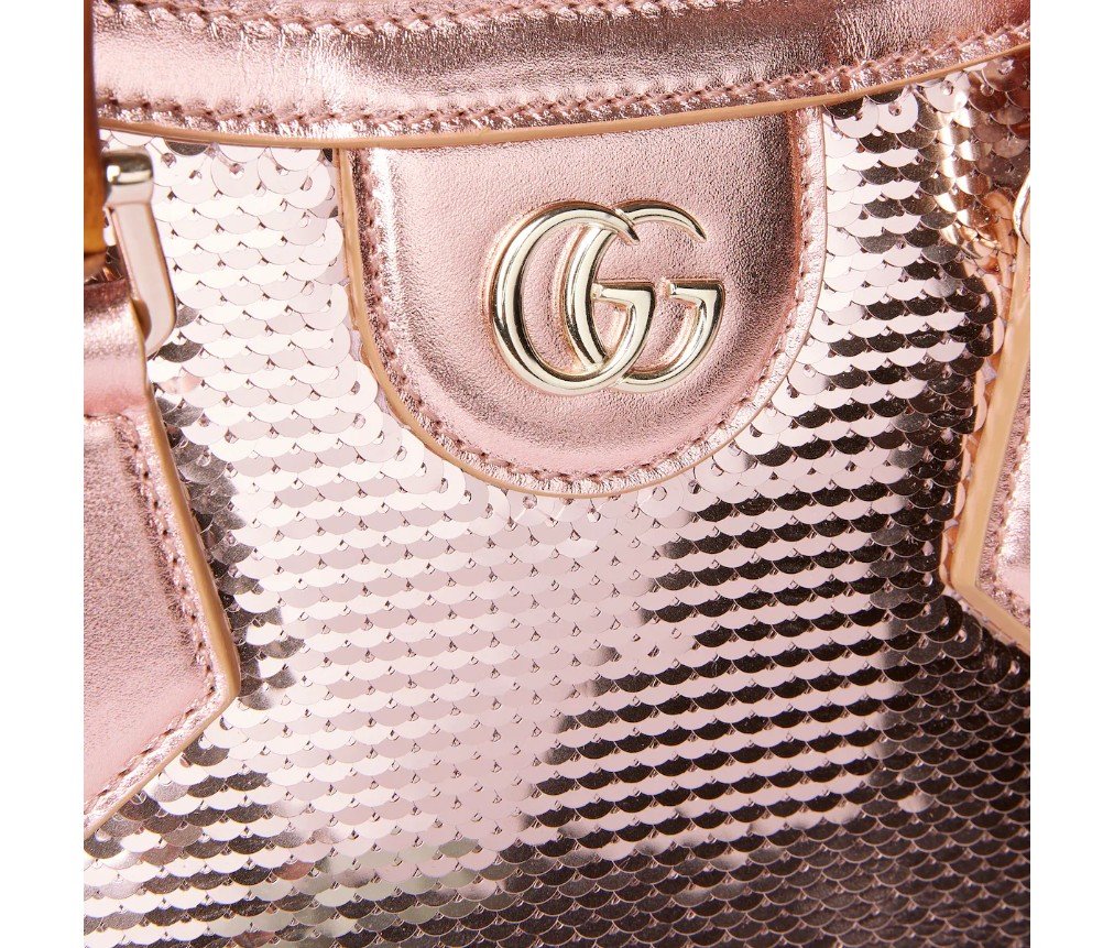 구찌 GUCCI DIANA 자수 스몰 토트백 675800FAFEO5752 - 이미지 5