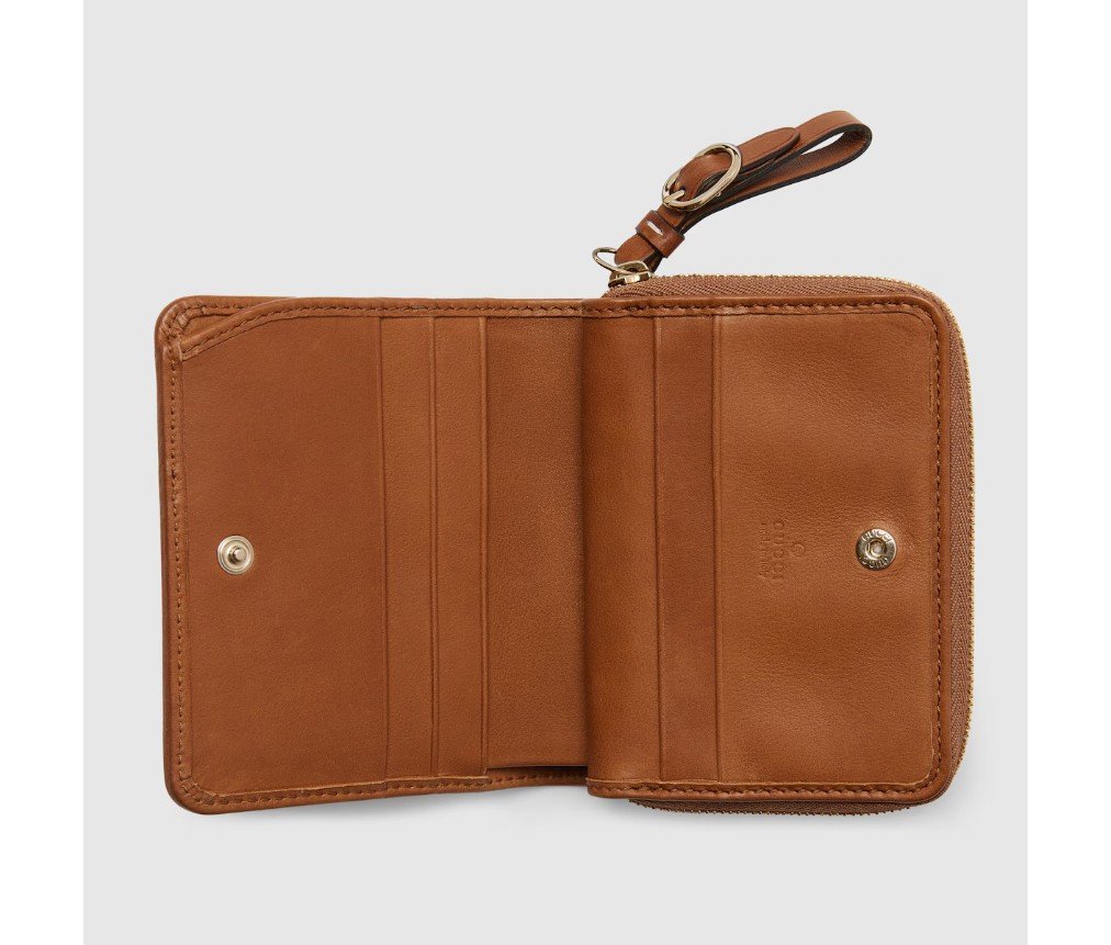 구찌 GG 엠블럼 지퍼 미니 지갑 819131FAD6L9758 - 이미지 2