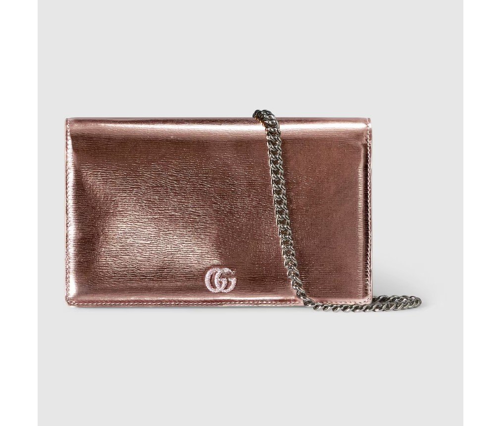 구찌 바이컬러 GG 마몬트 체인 지갑 858006AAFV27741