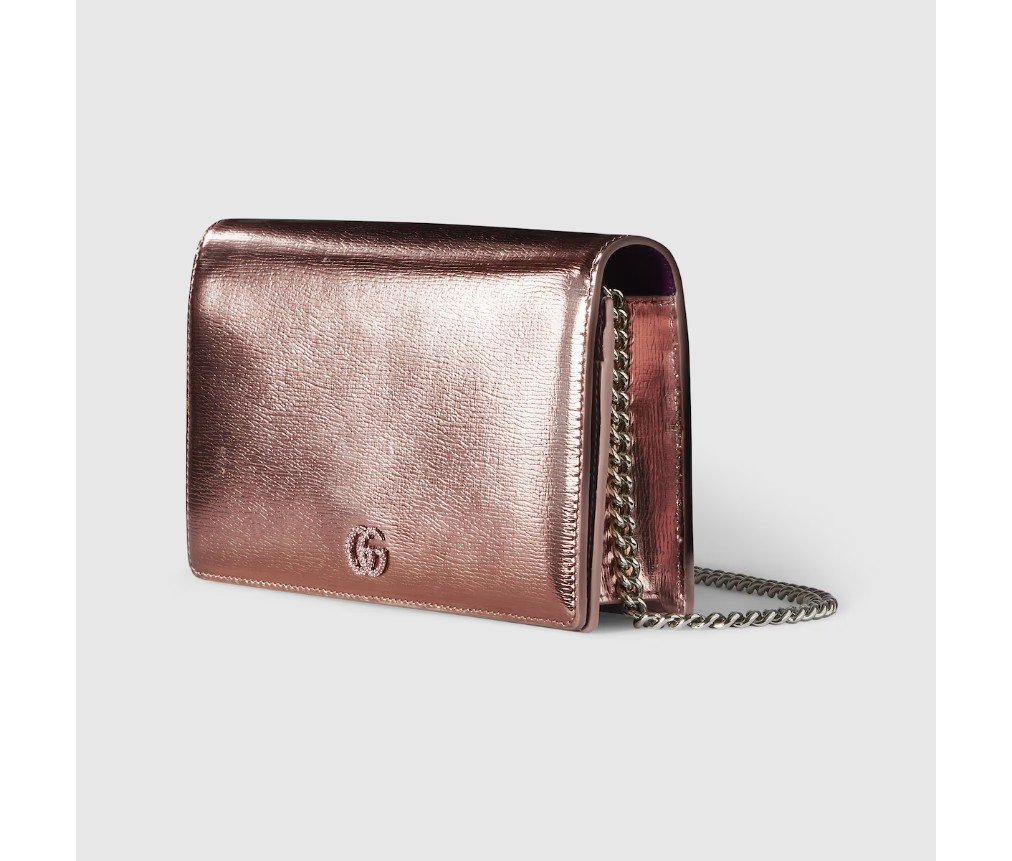 구찌 바이컬러 GG 마몬트 체인 지갑 858006AAFV27741 - 이미지 2