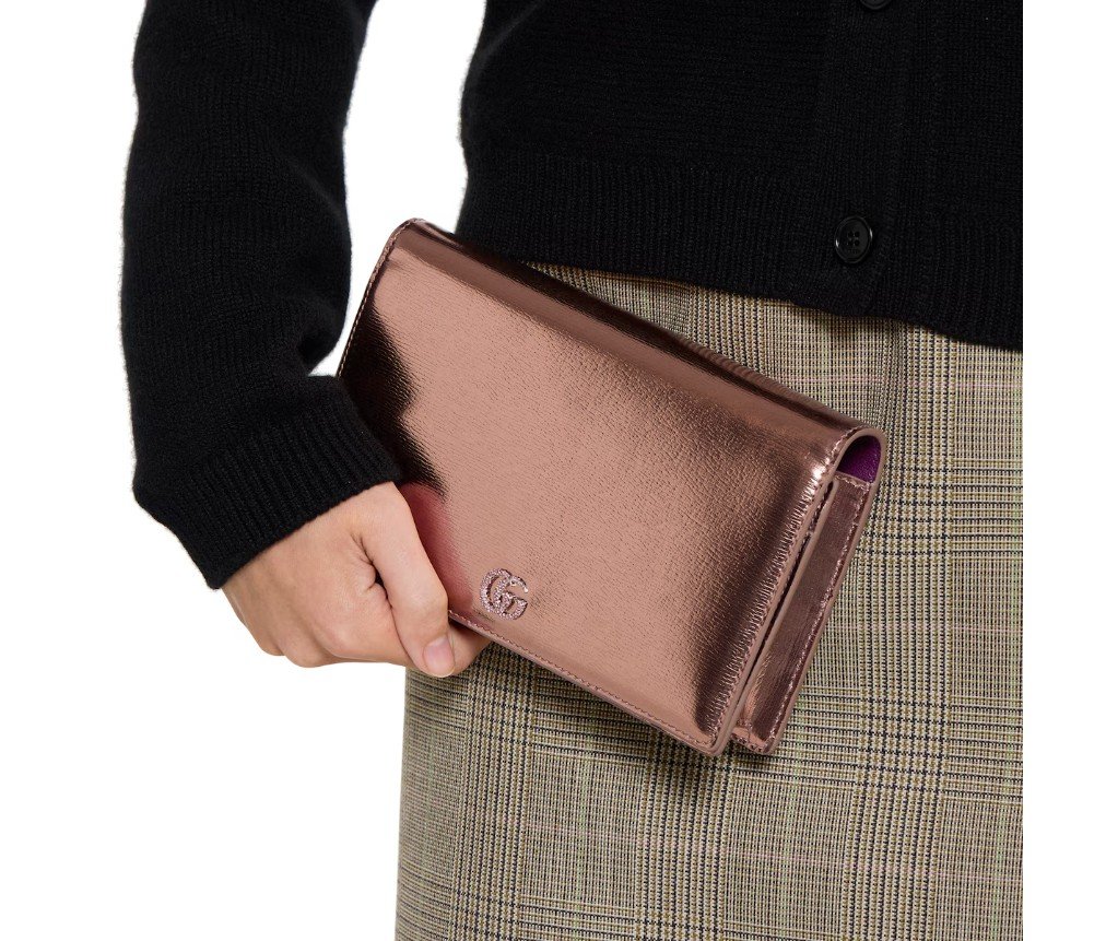 구찌 바이컬러 GG 마몬트 체인 지갑 858006AAFV27741 - 이미지 5