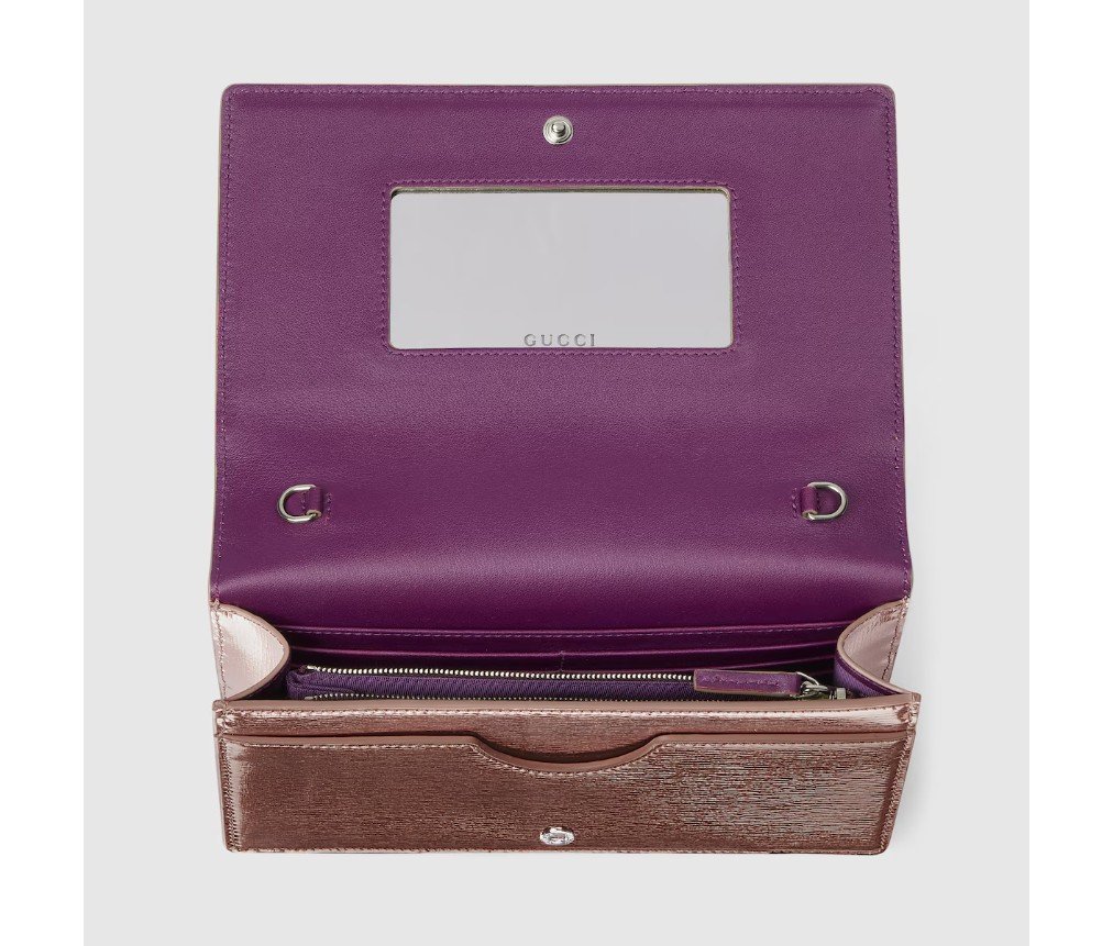 구찌 바이컬러 GG 마몬트 체인 지갑 858006AAFV27741 - 이미지 7