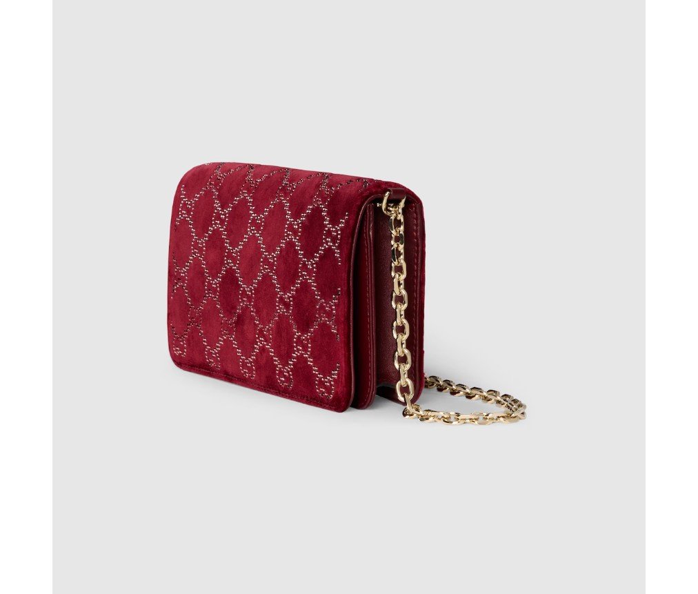 구찌 GG 크리스털 체인 지갑 853574FAFNT6207 - 이미지 2