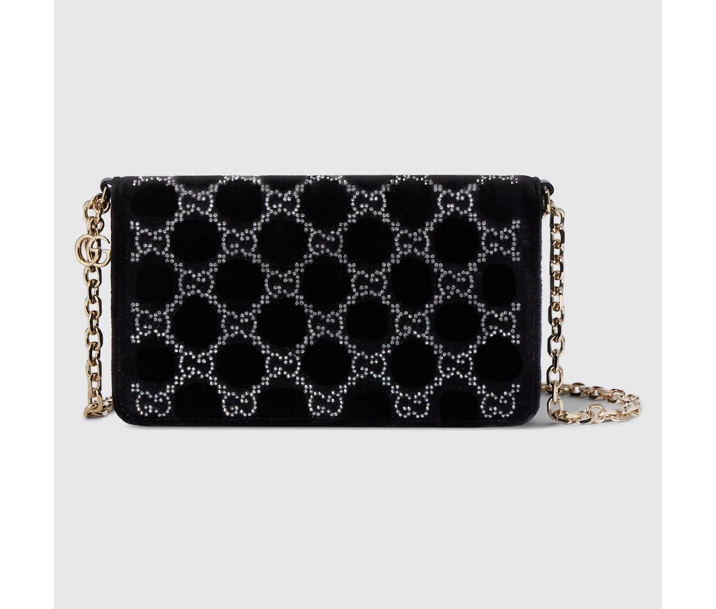 구찌 GG 크리스털 체인 지갑 853574FAFNT1042