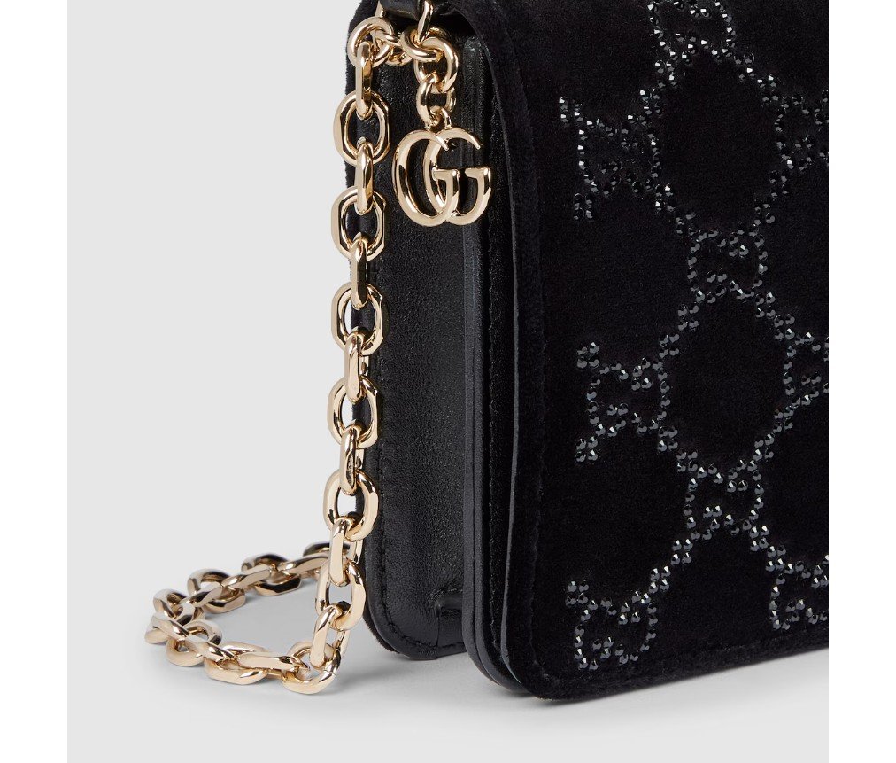 구찌 GG 크리스털 체인 지갑 853574FAFNT1042 - 이미지 5