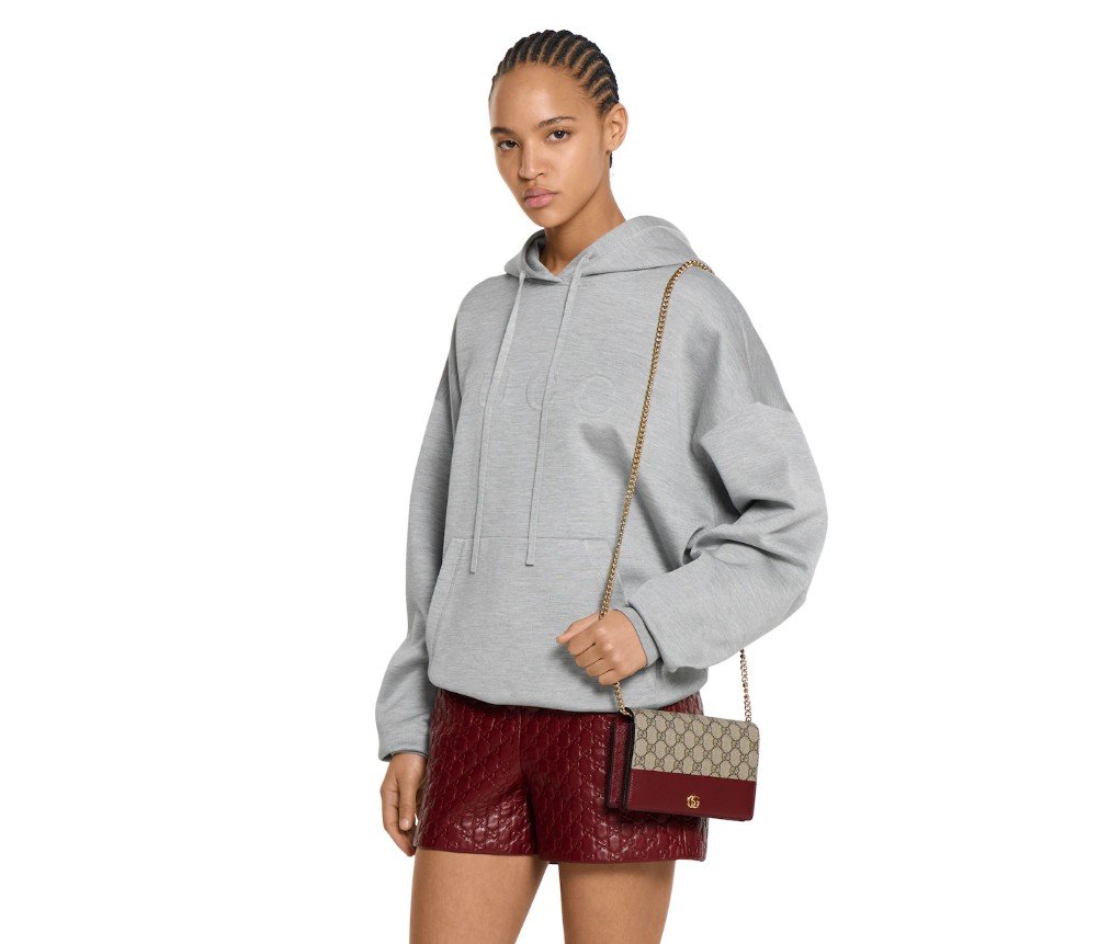 구찌 GG 마몽 바이컬러 체인 지갑 497985AAE5E6258 - 이미지 3