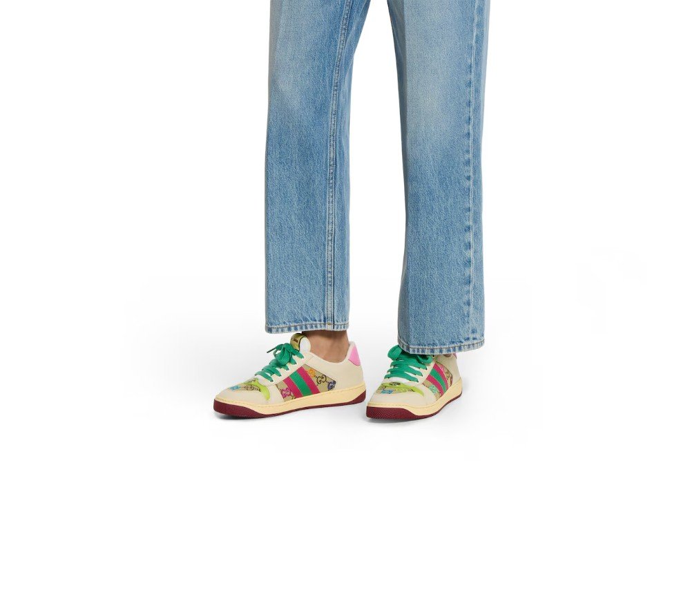 구찌 여성용 스크리너 스니커즈 8388739SFR02544 - 이미지 3
