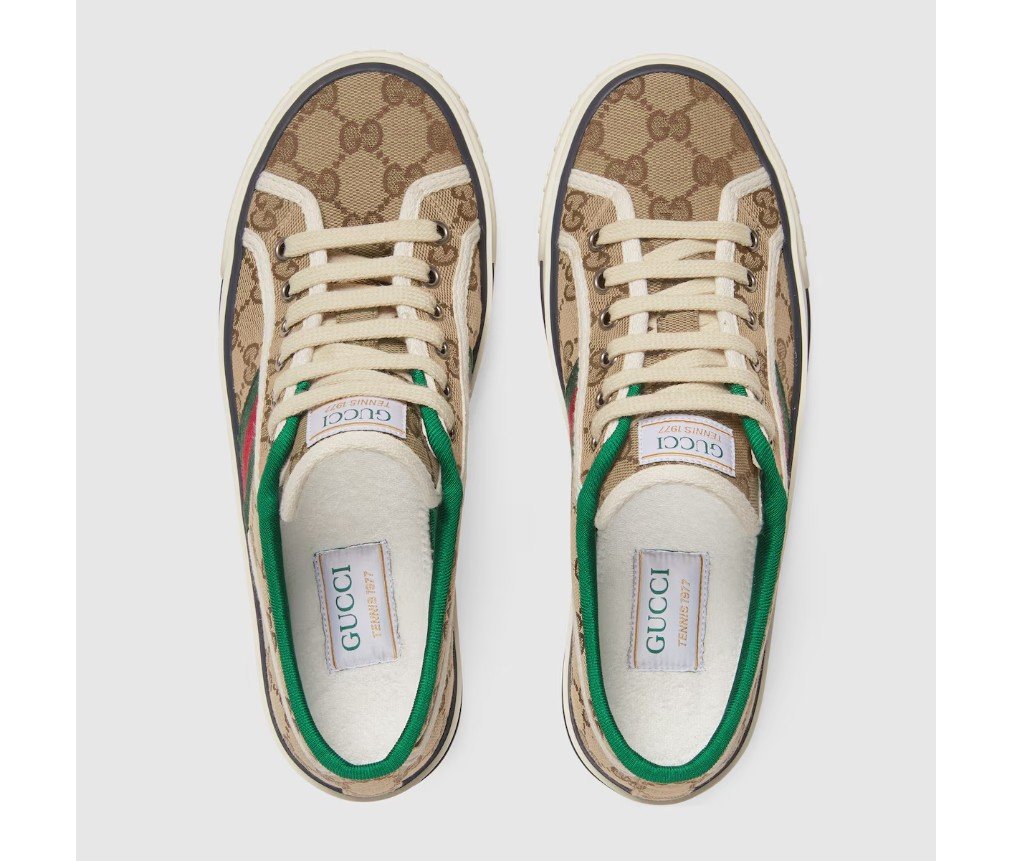 구찌 여성용 테니스 1977 트레이너 606110HVK209766 - 이미지 4