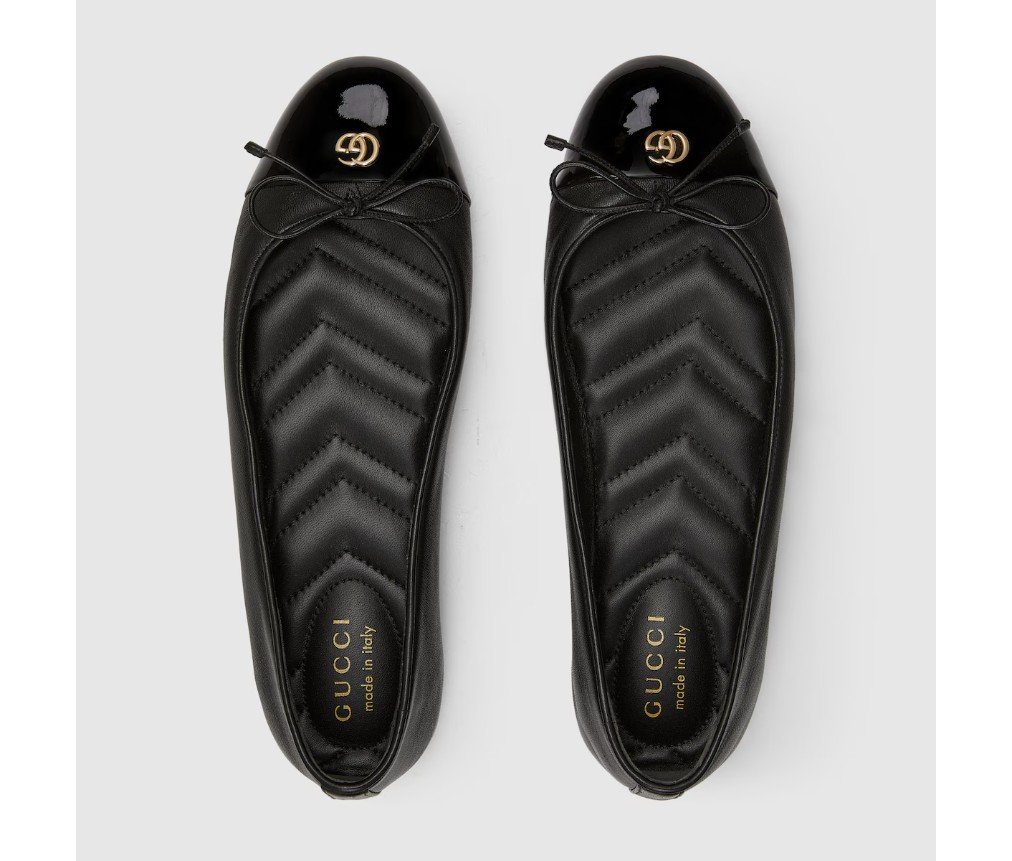 구찌 더블 G가 있는 여성용 발레 플랫 835805BNC801000 - 이미지 5
