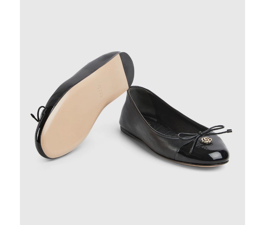 구찌 더블 G가 있는 여성용 발레 플랫 835805BNC801000 - 이미지 6