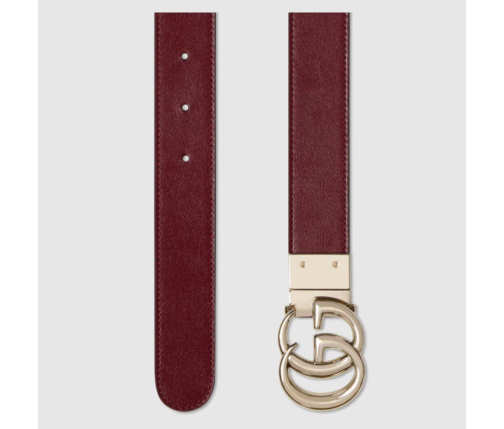 구찌 리버시블 GG 마몽 와이드 벨트 65941792TIG9792 - 이미지 6