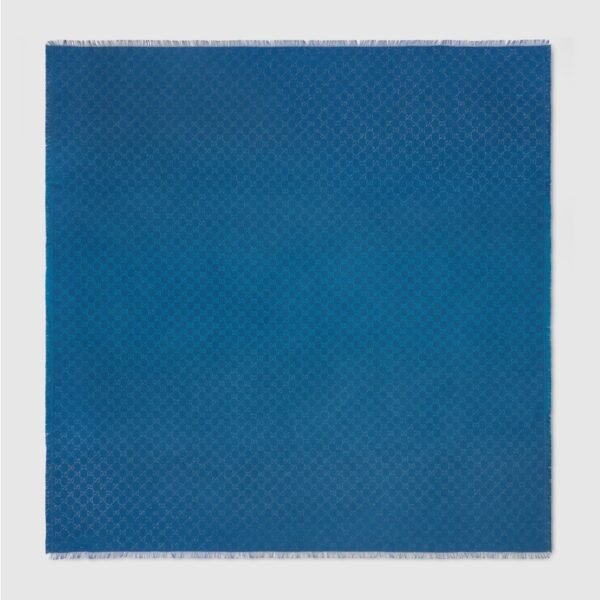 구찌 프린트 GG 코튼 울 라메 숄 8452433GC464769