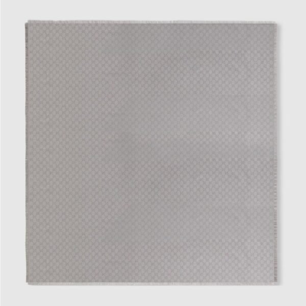 구찌 프린트 GG 코튼 울 라메 숄 8452433GC461963