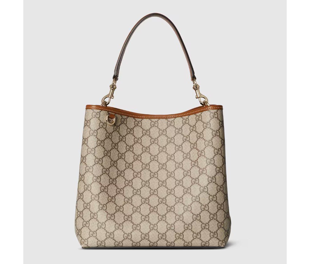 구찌 GG 엠블럼 미디엄 버킷 백 815103FAD6L9758 - 이미지 8