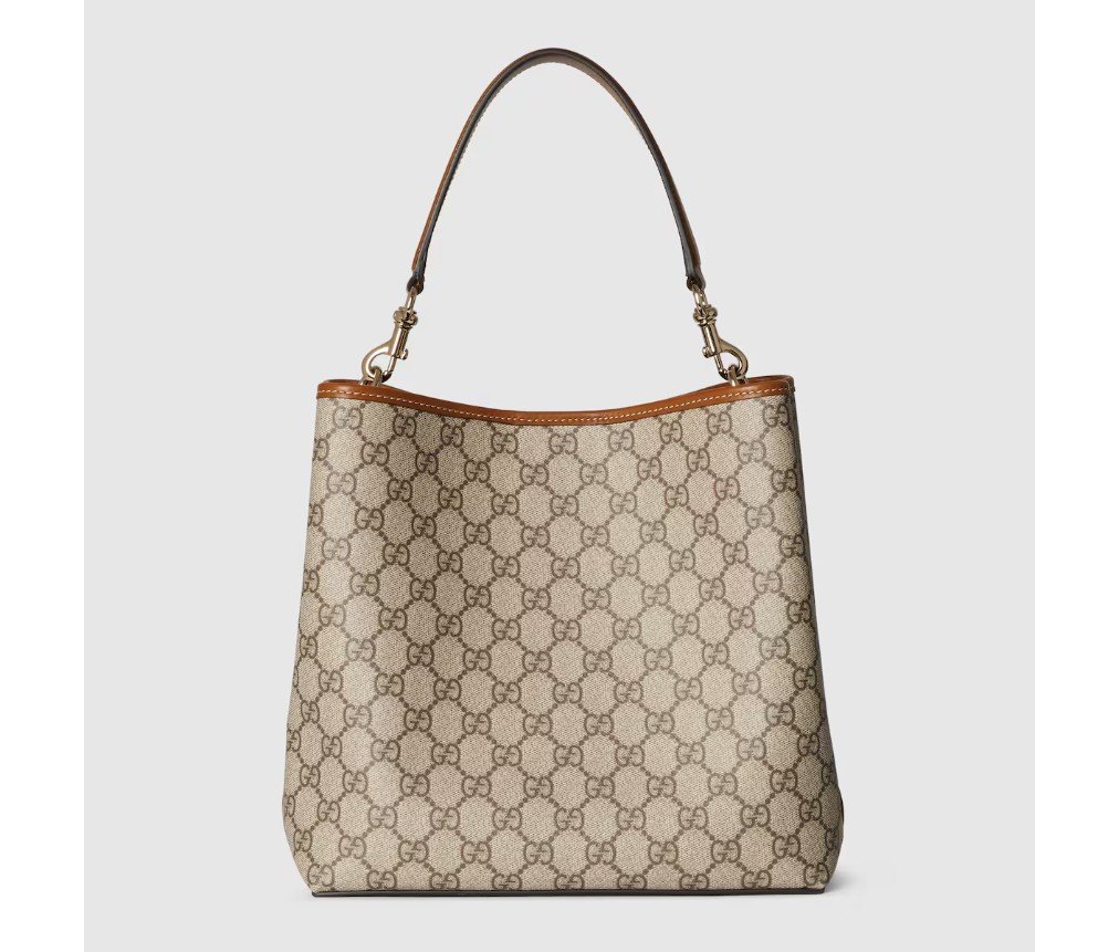 구찌 GG 엠블럼 미디엄 버킷 백 815103FAD6L9758 - 이미지 10