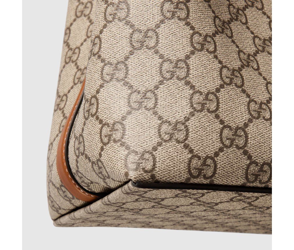 구찌 GG 엠블럼 미디엄 버킷 백 815103FAD6L9758 - 이미지 3