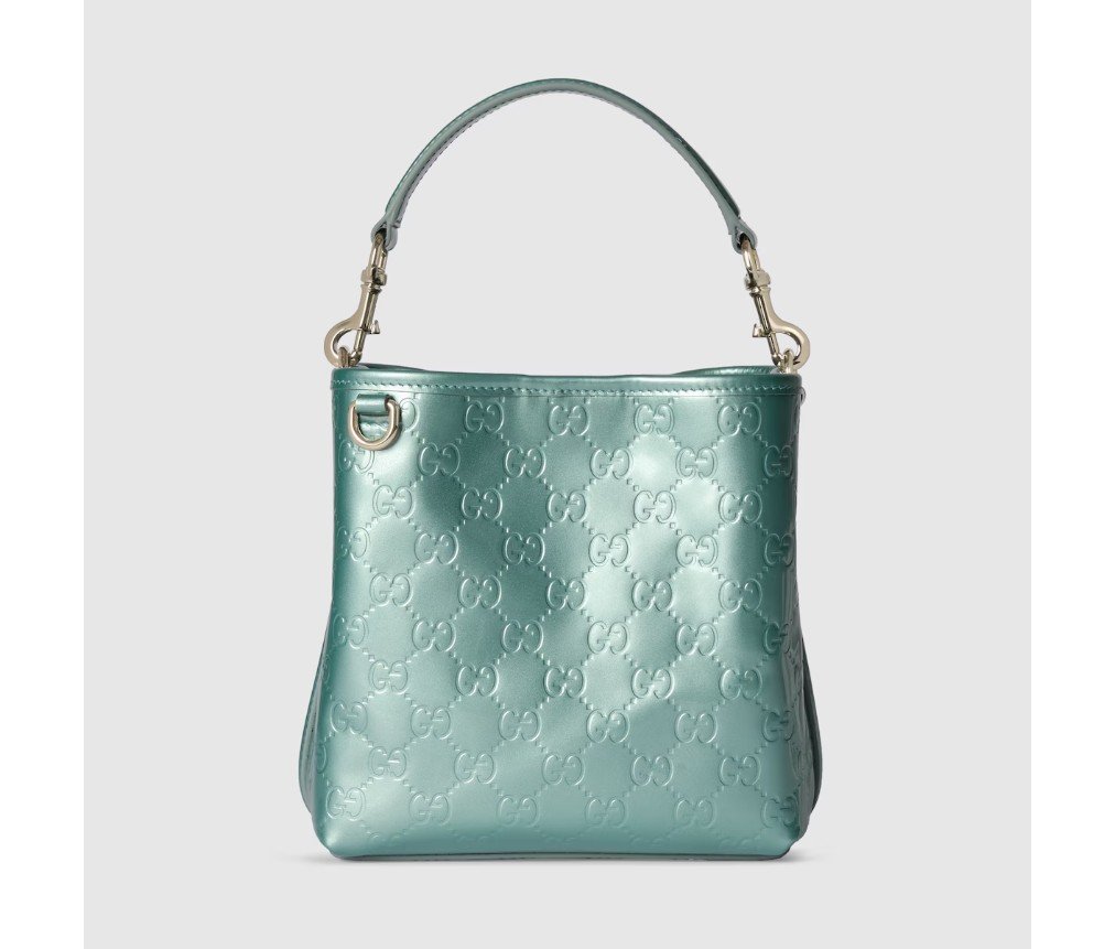 구찌 GG 엠블럼 스몰 버킷백 815118FAE8F4728 - 이미지 9