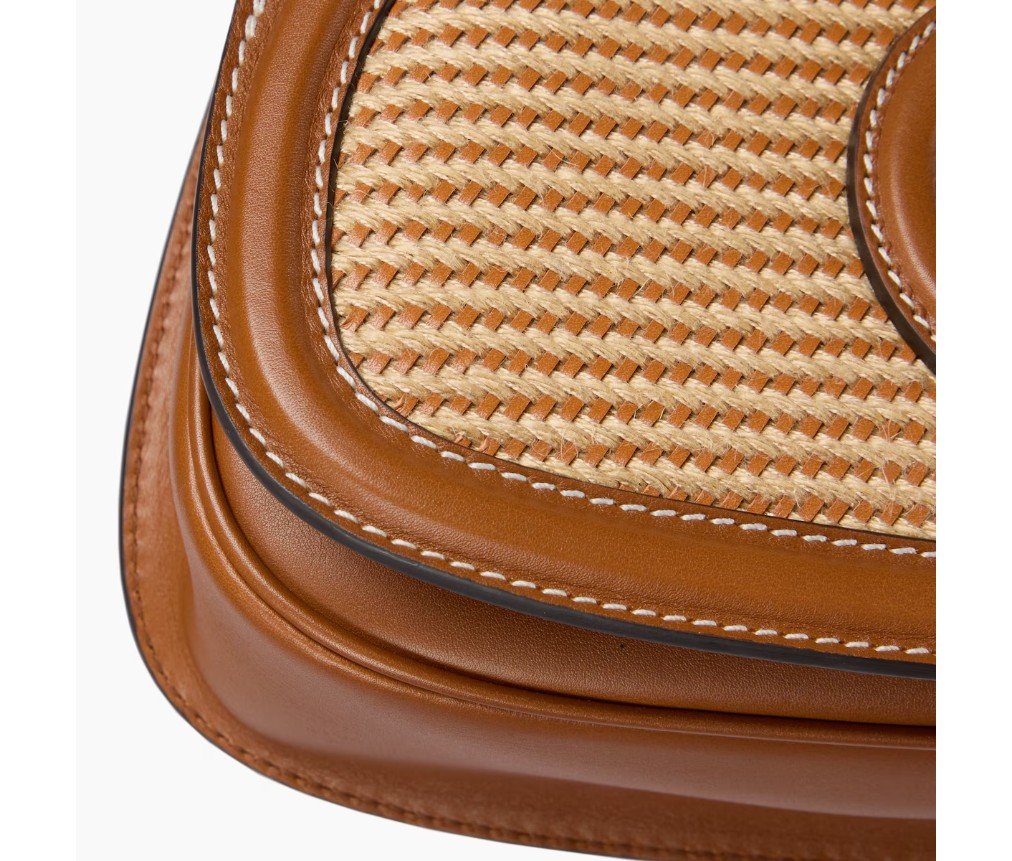 구찌 블론디 우븐 미디엄 탑 핸들 백 815714AAE308546 - 이미지 9