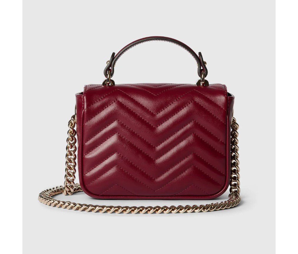 구찌 GG 마몬트 미니 탑 핸들 백 811238AAECK6207 - 이미지 7