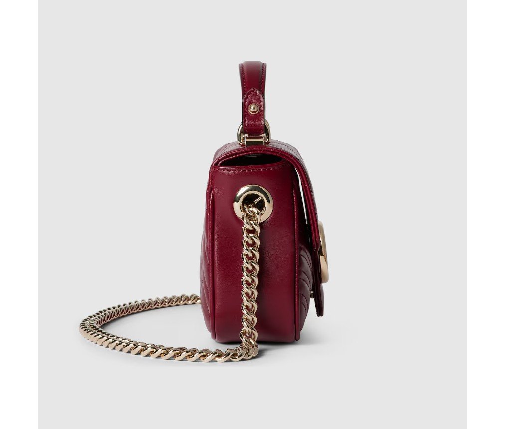 구찌 GG 마몬트 미니 탑 핸들 백 811238AAECK6207 - 이미지 8