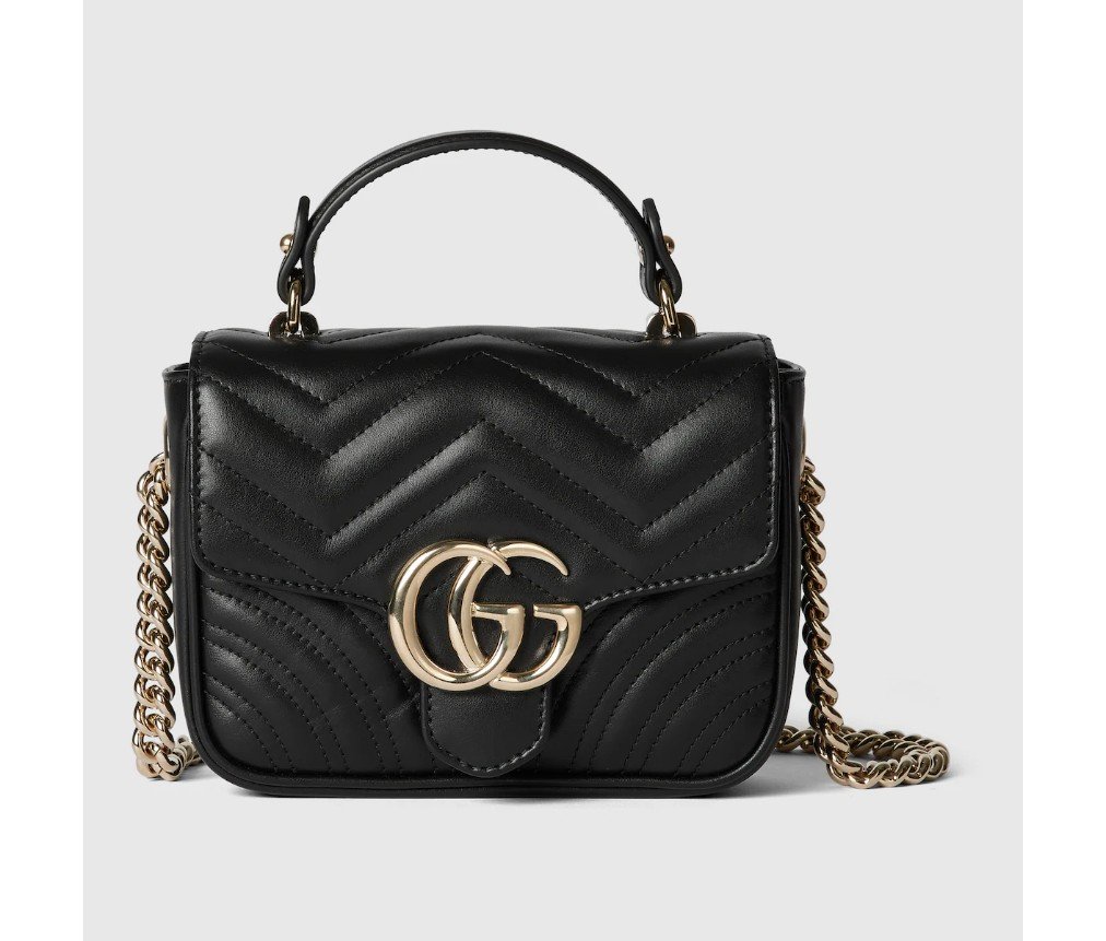 구찌 GG 마몬트 미니 탑 핸들 백 811238AAECK1000