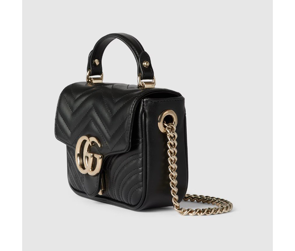 구찌 GG 마몬트 미니 탑 핸들 백 811238AAECK1000 - 이미지 3