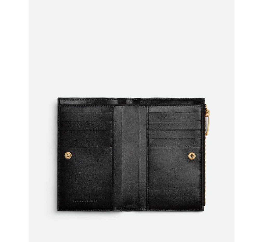 보테가 베네타 인트레치아토 미디엄 폴더형 지갑 749940VCPP28425 - 이미지 3