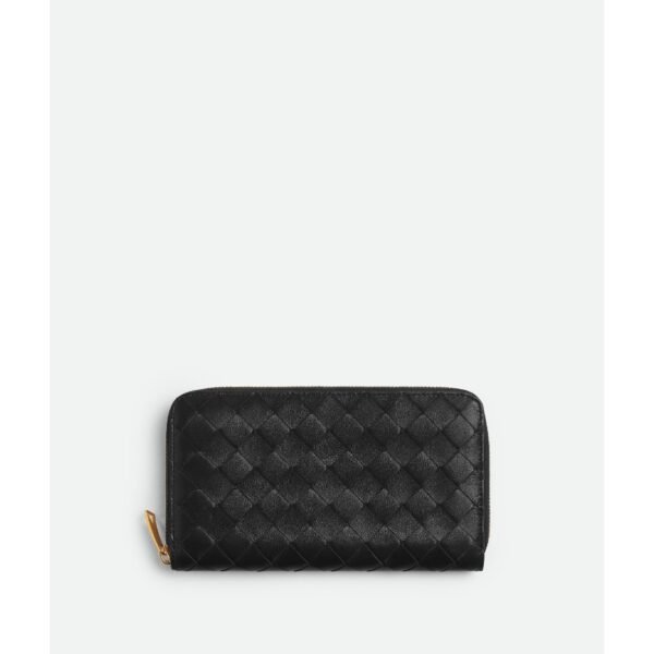 보테가 베네타 인트레치아토 지퍼 어라운드 지갑 814674VCPP28425
