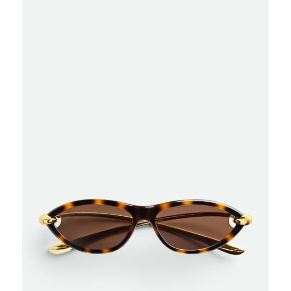 보테가 베네타 매듭 고양이 눈 선글라스 821447VBL801315