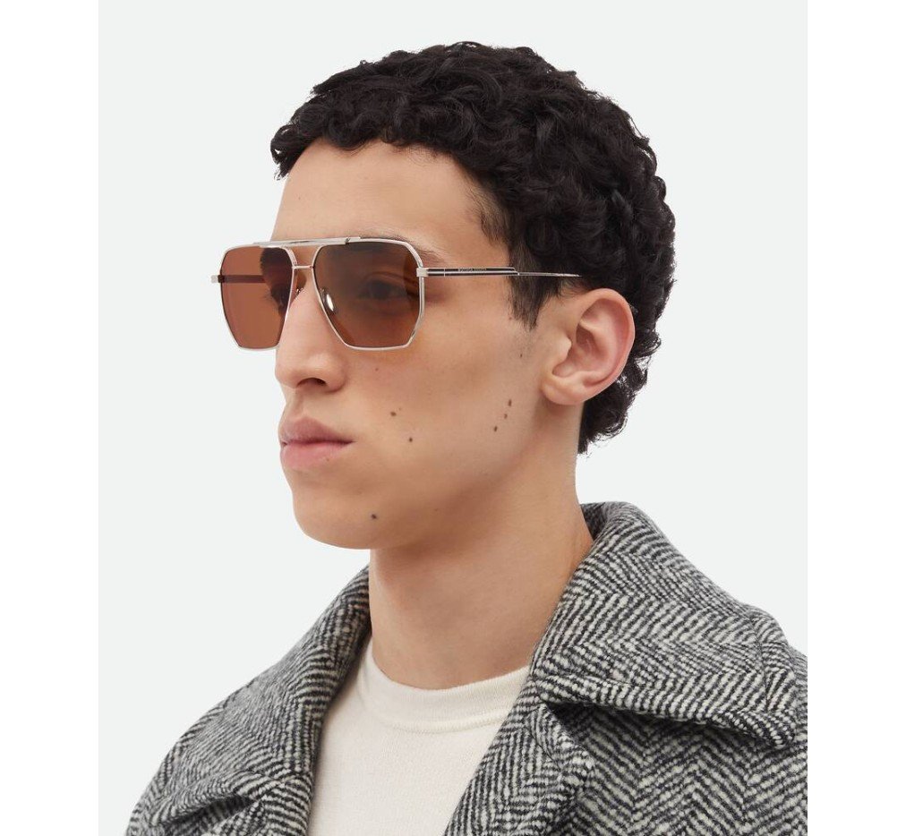 보테가 베네타 클래식 에비에이터 선글라스 590248V44501398 - 이미지 3