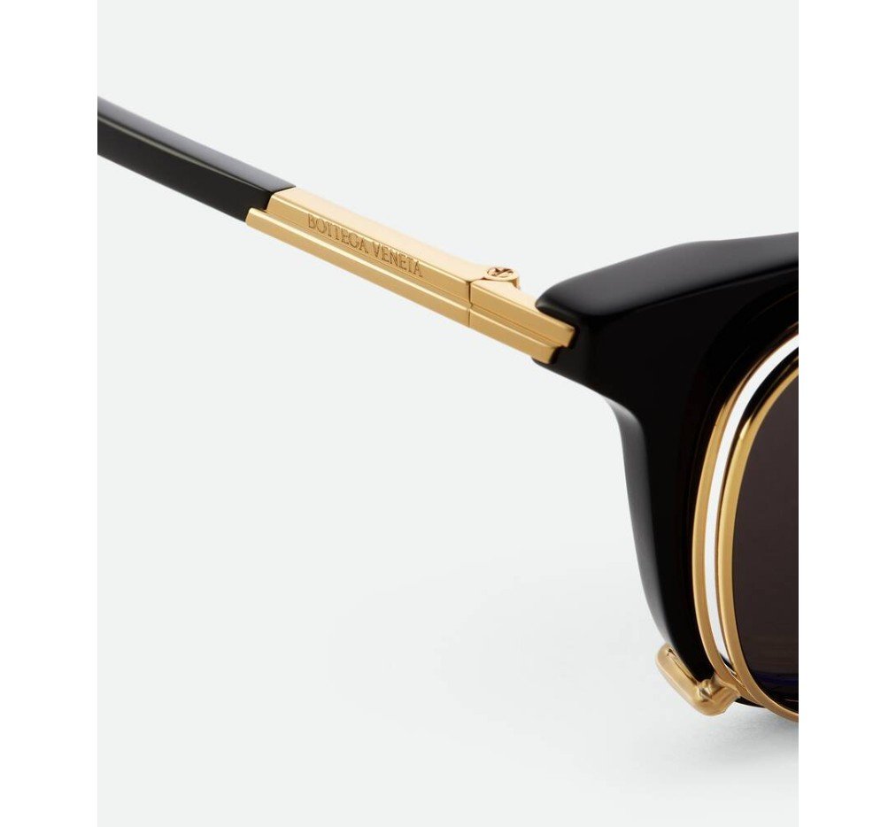 보테가 베네타 클래식 스퀘어 클립온 선글라스 841201V2Q301423 - 이미지 8