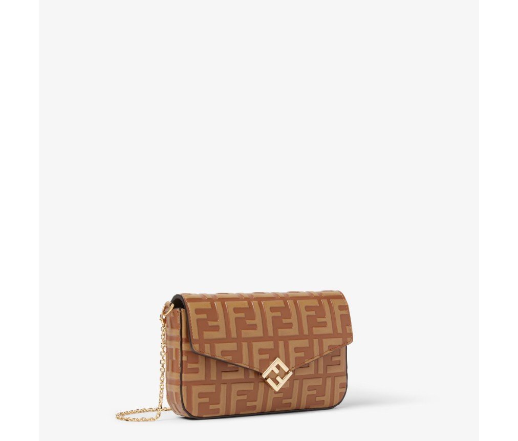 펜디 FF 다이아몬드 체인 지갑 8055052883011 - 이미지 2