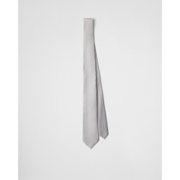 프라다 실크 넥타이 UCR77_16P7_F0024_S_141