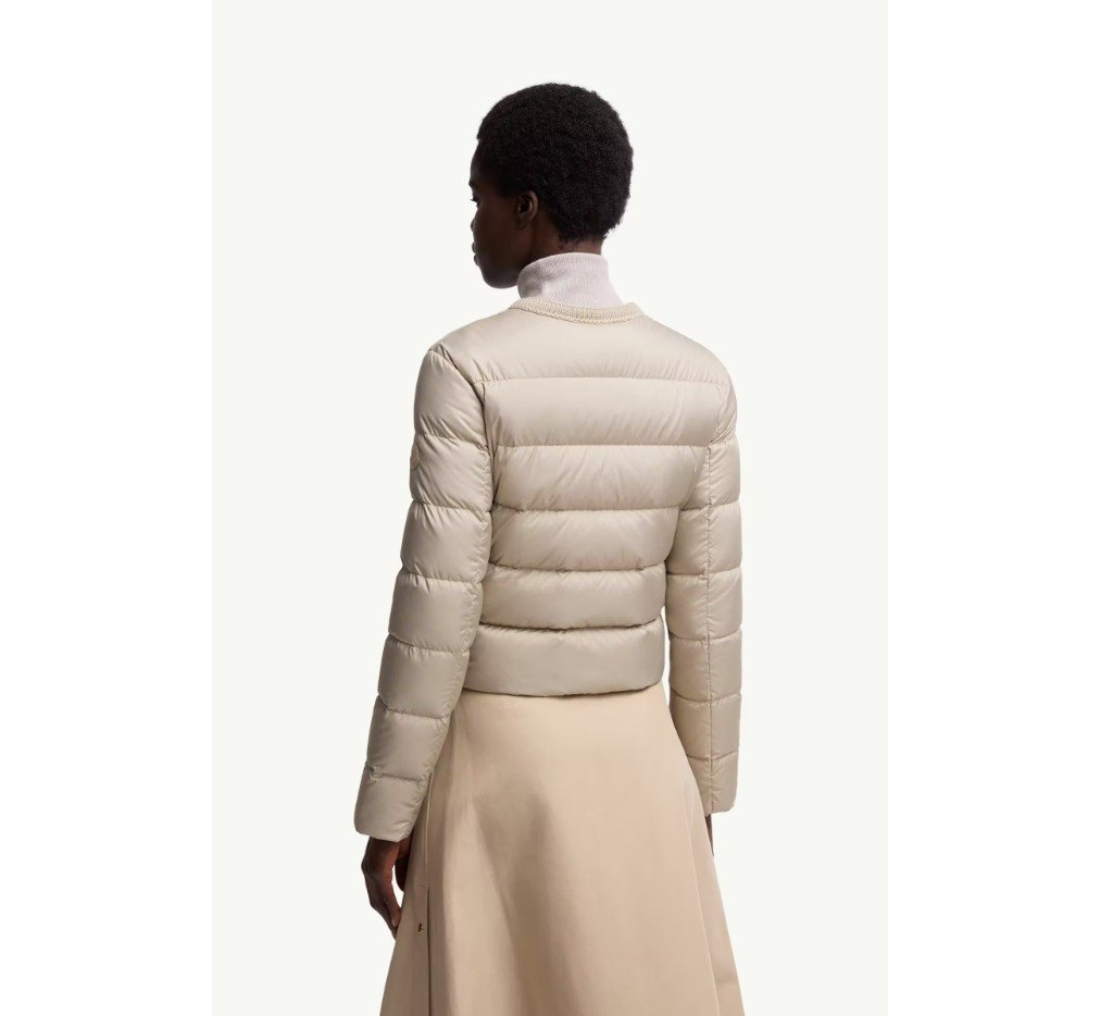 몽클레르 Mauvezin 울 트리밍 쇼트 다운 재킷 K20931A0006154AQE203_B - 이미지 4