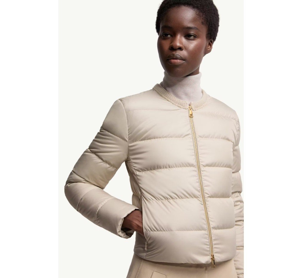 몽클레르 Mauvezin 울 트리밍 쇼트 다운 재킷 K20931A0006154AQE203_B - 이미지 5