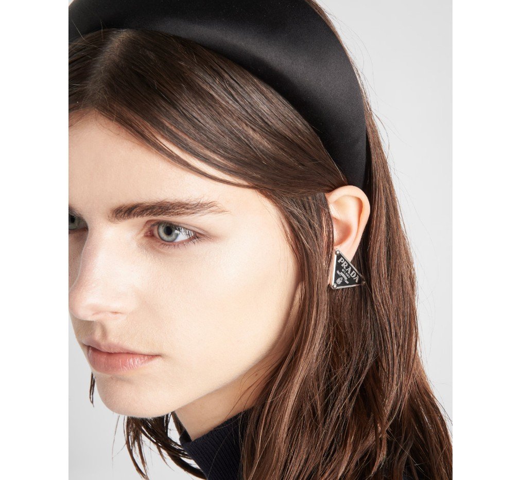 프라다 심볼 싱글 왼쪽 이어링 1JO722_2DSP_F0002 - 이미지 2