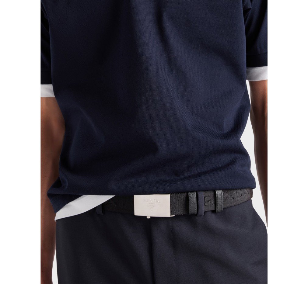 프라다 면 테이프 벨트 2CN098_2DKF_F0002 - 이미지 2