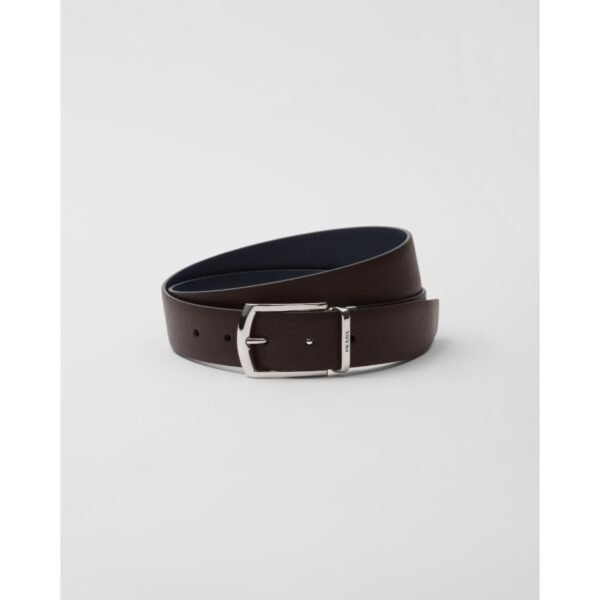 프라다 양면 사용 가능한 사피아노 가죽 벨트 2CC468_053_F03Z4
